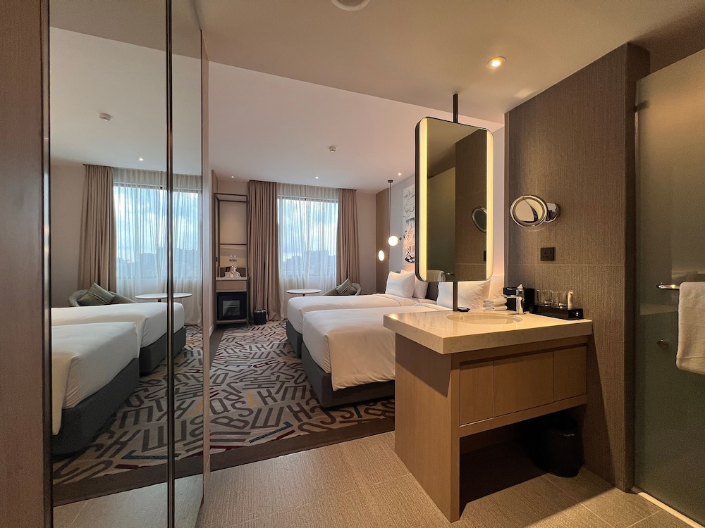 Habitación Deluxe con 2 camas individuales del hotel Mercure Kuala Lumpur Glenmarie