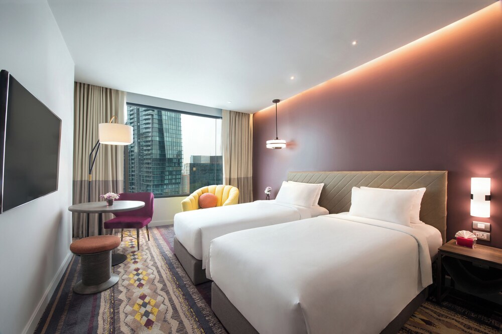 Habitaciones Superiores, 2 Camas Individuales del hotel MERCURE BANGKOK SUKHUMVIT 24. Foto 2