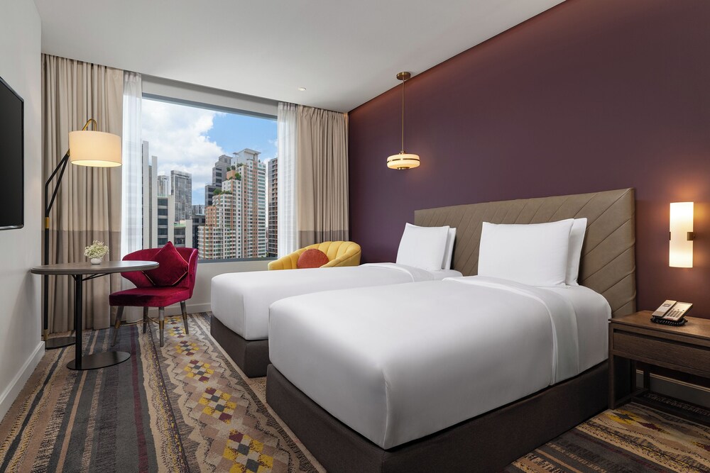 Habitaciones Superiores, 2 Camas Individuales del hotel MERCURE BANGKOK SUKHUMVIT 24. Foto 3