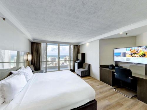 Habitación Ejecutiva Spa con Vistas al Océano, 1 Cama King del hotel Novotel Surfers Paradise