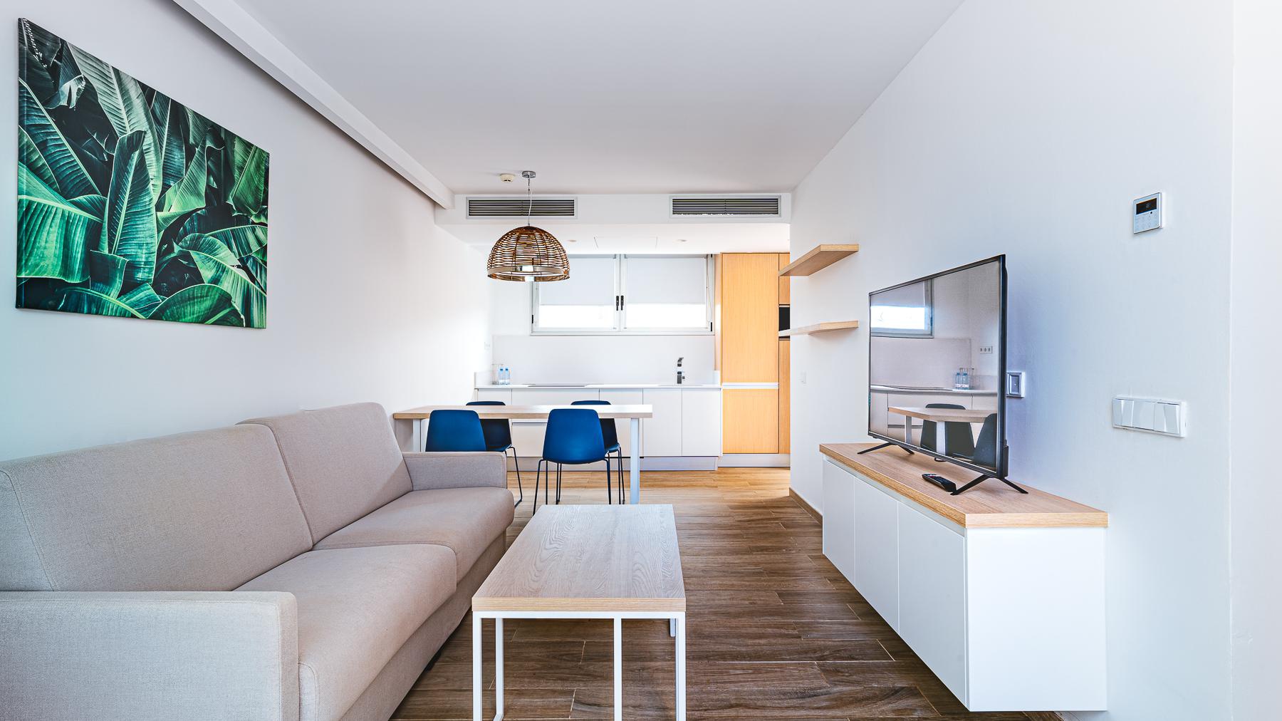 Apartamento 2 habitaciones del hotel Resort Cordial Santa Águeda & Perchel Beach Club. Foto 3