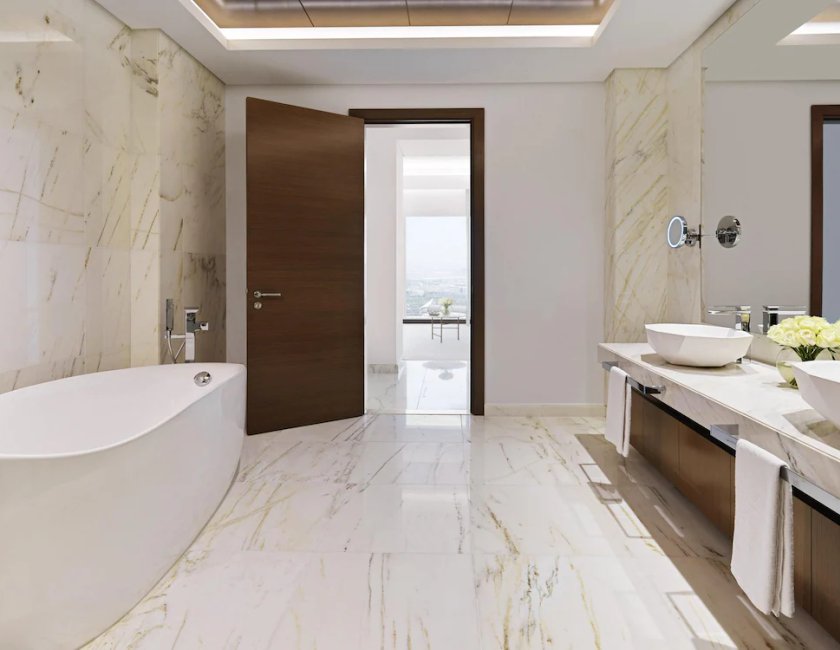 Suite 1 Cama king 2 habitaciones Vista ciudad Club Prestige 2 Camas individuales del hotel Sofitel Dubai The Obelisk. Foto 5