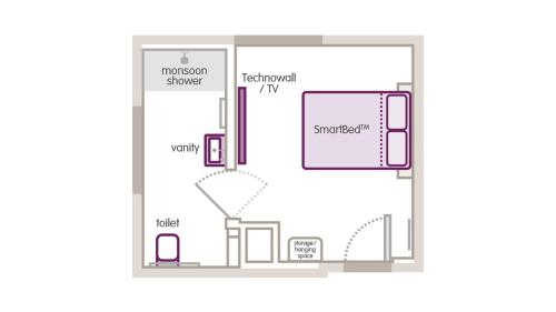 Premium Plus con cama grande del hotel YOTEL San Francisco. Foto 4