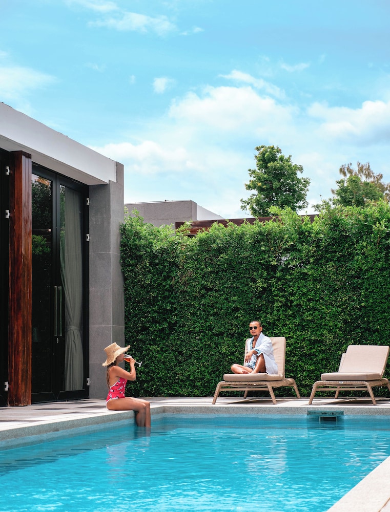 SO POOL VILLA, Un Dormitorio, 1 Cama King, Piscina Privada con Cabana, Diseño SO Nature del hotel So Sofitel Hua Hin. Foto 2