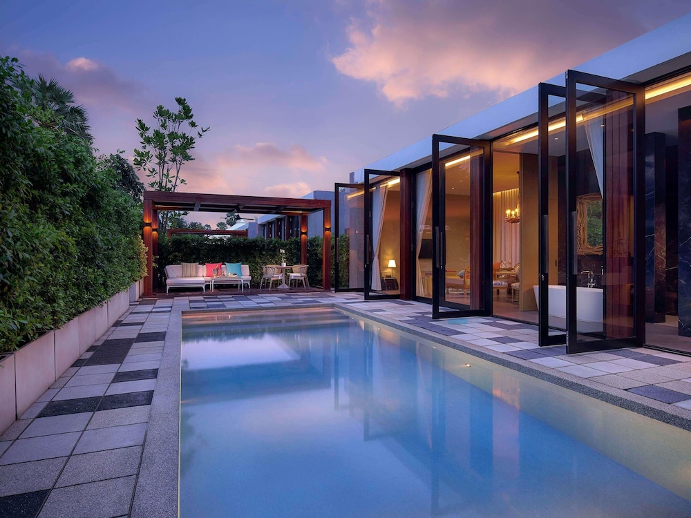 SO POOL VILLA, Un Dormitorio, 1 Cama King, Piscina Privada con Cabana, Diseño SO Nature del hotel So Sofitel Hua Hin. Foto 4