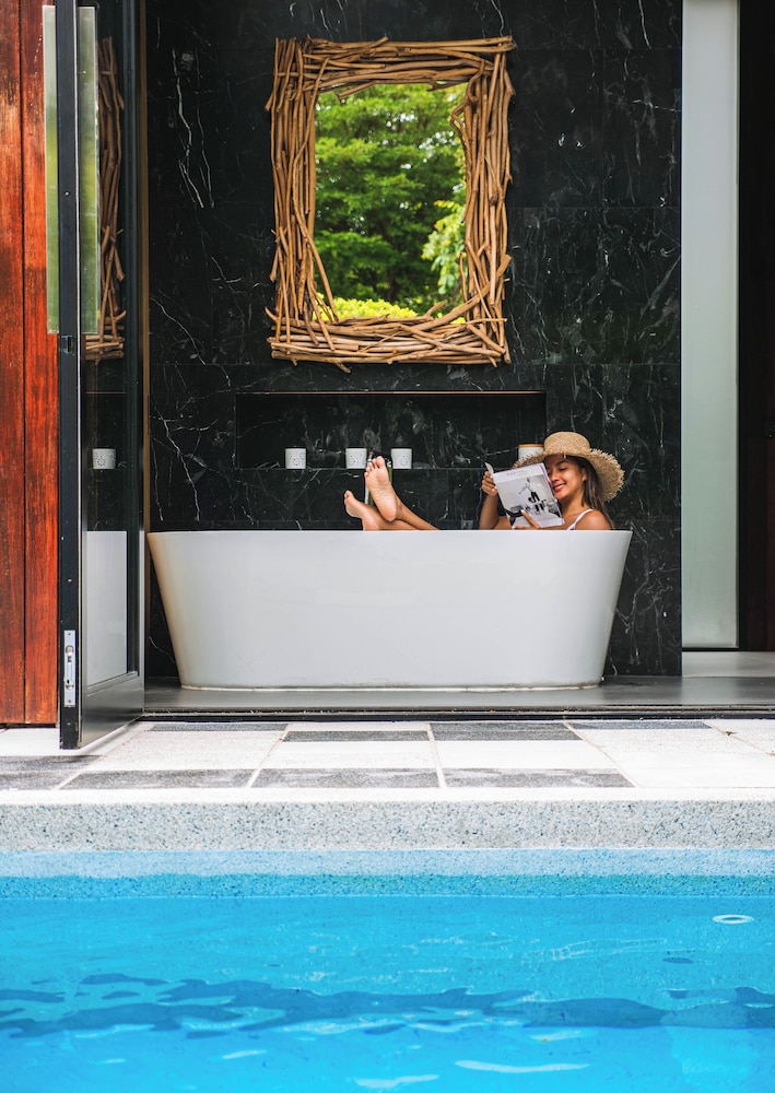 SO POOL VILLA, Un Dormitorio, 1 Cama King, Piscina Privada con Cabana, Diseño SO Nature del hotel So Sofitel Hua Hin. Foto 6