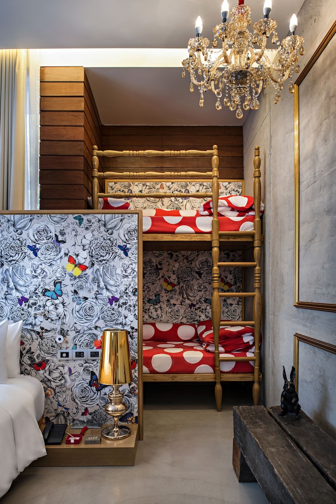 Habitación SO FAMILY, 1 Cama King y litera infantil, Vistas al Jardín, Diseño SO Arty & SO Nature del hotel So Sofitel Hua Hin. Foto 6