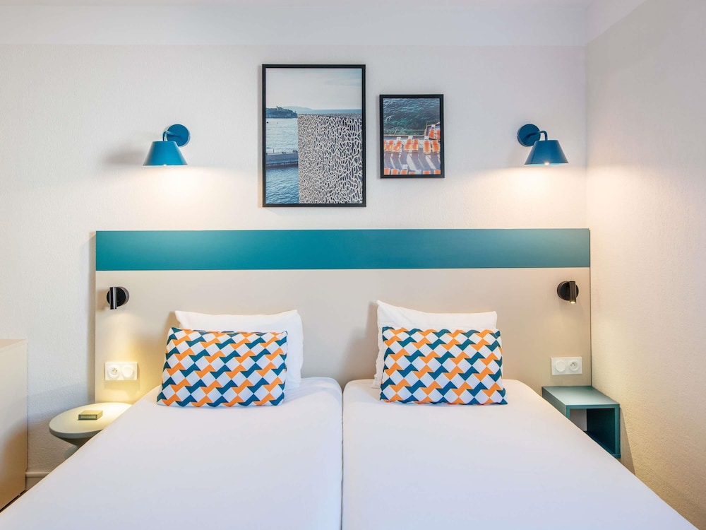 Estudio con camas individuales del hotel Aparthotel Adagio Access Marseille Prado Périer