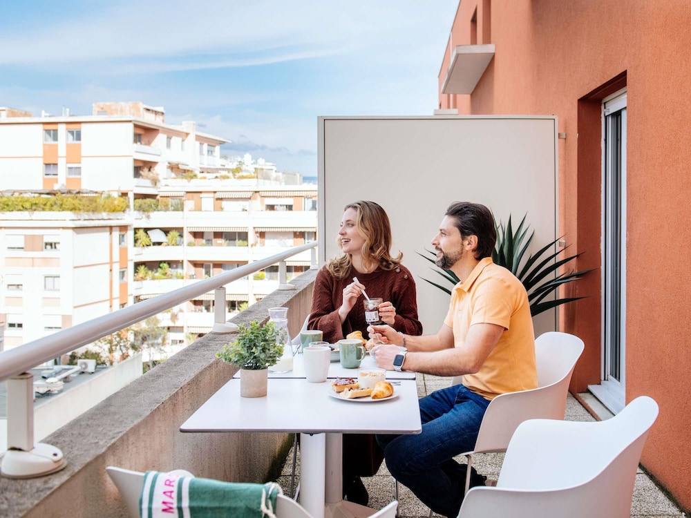 Apartamento de 1 dormitorio con Balcón del hotel Aparthotel Adagio Access Marseille Prado Périer. Foto 9
