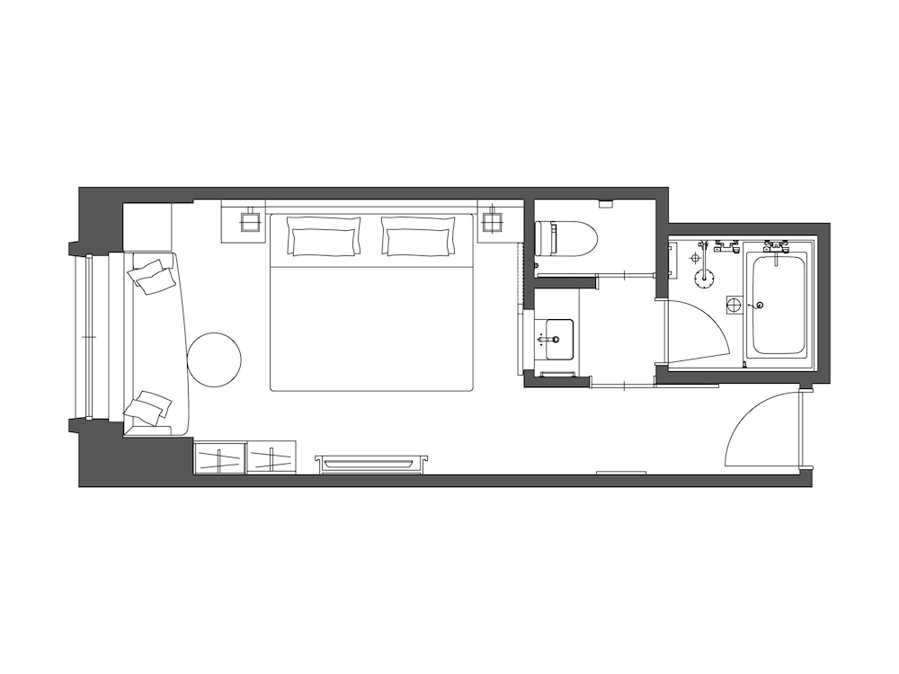 Habitación ejecutiva (King, 26 sqm) del hotel The Royal Park Iconic Osaka Midosuji. Foto 1