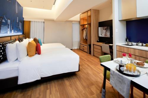 Habitación Premier con 2 camas individuales del hotel Citadines Namba Osaka