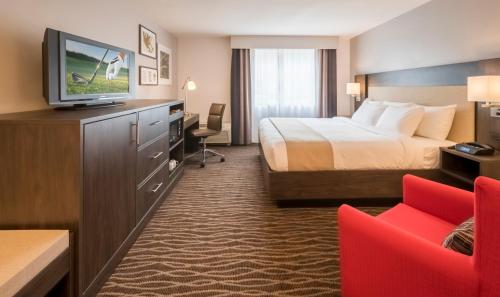 Habitación - 1 cama extragrande - No fumadores del hotel Country Inn and Suites by Radisson, Rochester-Pittsford/Brighton, NY
