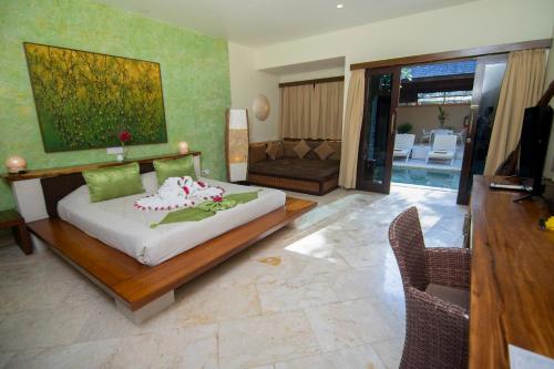 Villa Pearl de 1 dormitorio con piscina del hotel Pearl Of Trawangan. Foto 10
