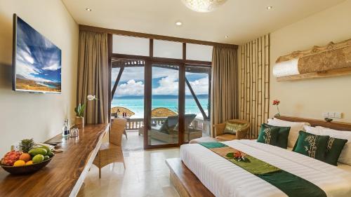 Habitación Doble con vistas al océano del hotel Pearl Of Trawangan. Foto 2