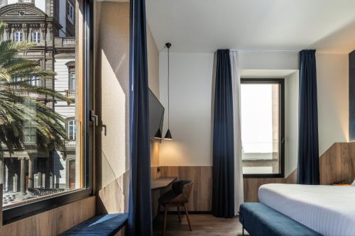 Habitación doble Lujo Vista ciudad 2 Camas individuales del hotel Hotel Cordial La Peregrina. Foto 1