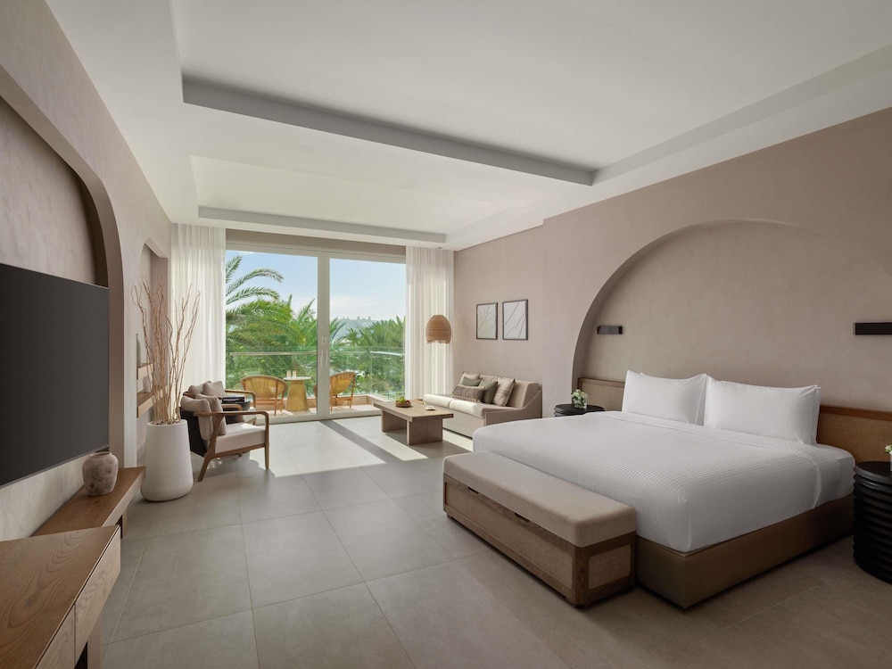 Habitación Premium, 1 cama de matrimonio grande, vistas al jardín del hotel Rixos The Palm & Suites