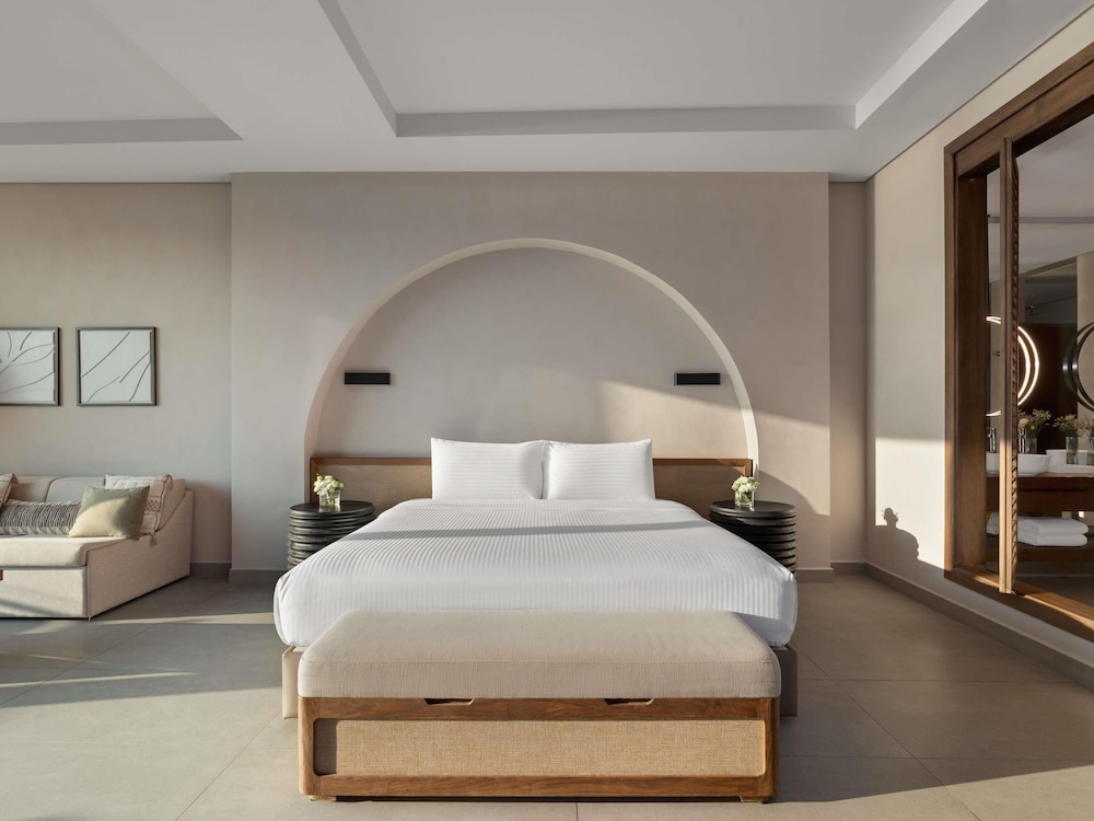 Habitación Premium, 1 cama de matrimonio grande, vistas al mar del hotel Rixos The Palm & Suites. Foto 4