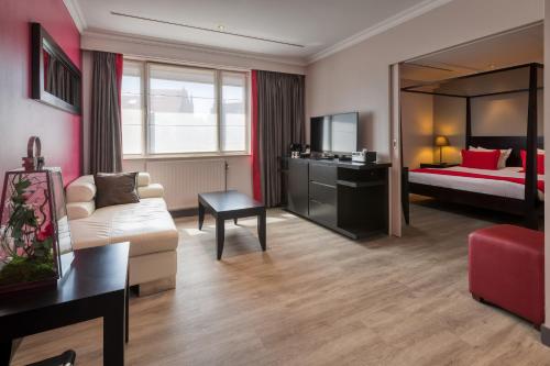 Habitación Doble Deluxe del hotel Martin's Brussels Eu. Foto 2