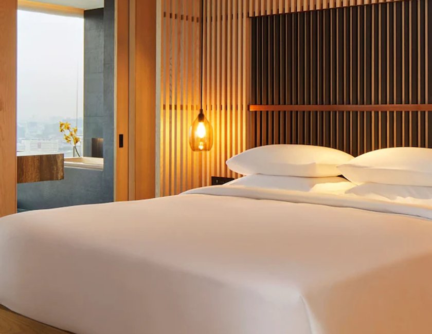 Habitación estándar, 1 cama de matrimonio grande del hotel Park Hyatt Jakarta. Foto 1