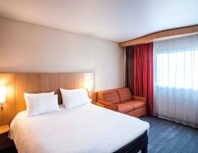 Habitación doble Sofá Cama incluido 1 Cama doble del hotel ibis Metz Woippy