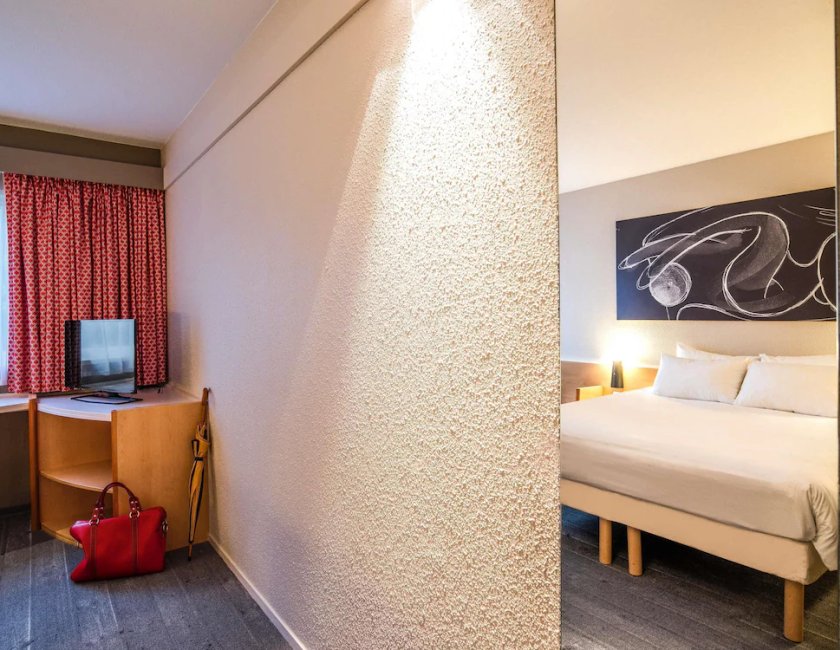 Habitación doble 1 Cama doble del hotel ibis Metz Woippy. Foto 1