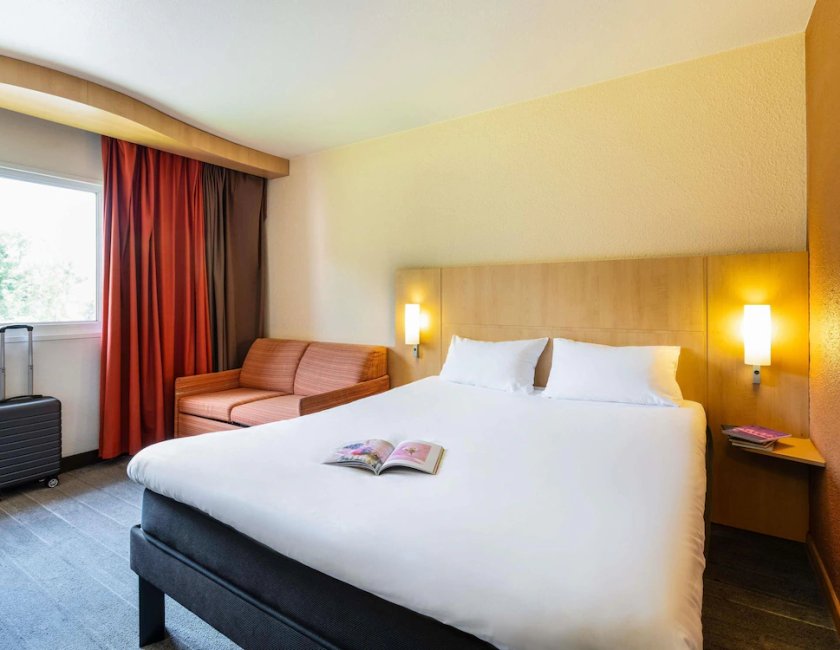 Habitación doble Confort 1 Cama doble del hotel ibis Metz Woippy