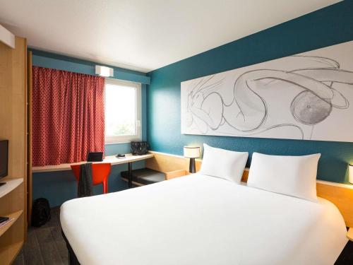 Habitación Doble Estándar del hotel ibis Bordeaux Pessac Route des Vins Hotel. Foto 10