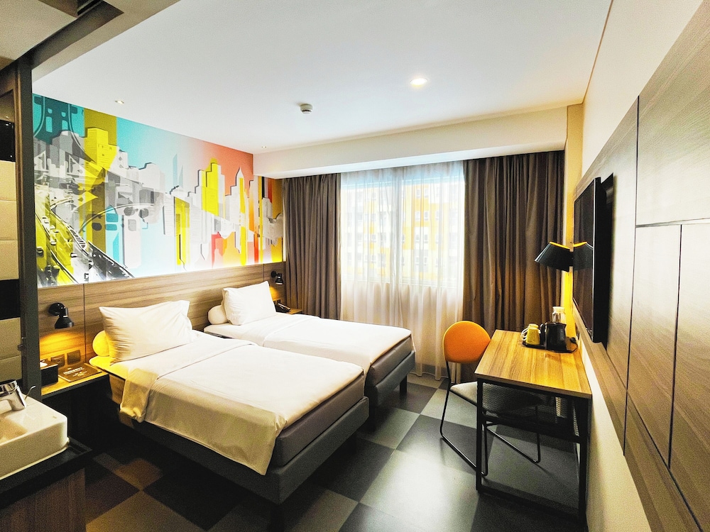 Habitación Superior con camas gemelas del hotel ibis Styles Bekasi Jatibening