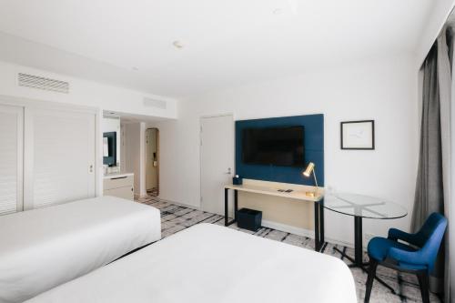 2 Double beds Premium Ocean view del hotel Voco Gold Coast, An Ihg