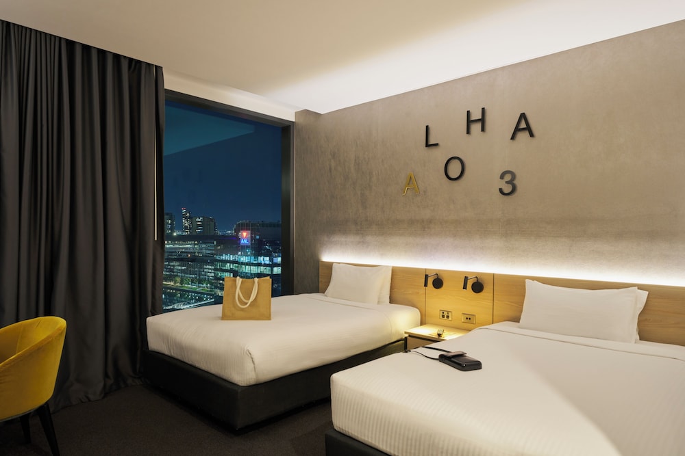 Habitación Estándar con 2 camas dobles del hotel Novotel Melbourne South Wharf