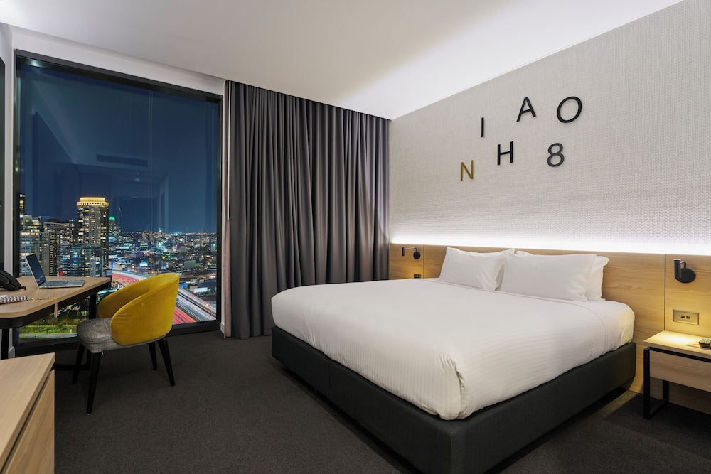 Habitación Deluxe con 1 cama king del hotel Novotel Melbourne South Wharf. Foto 3