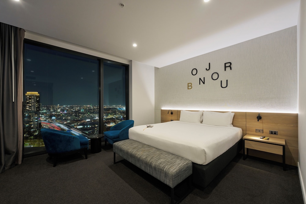 Suite Junior con Vistas a la Ciudad y 1 Cama King del hotel Novotel Melbourne South Wharf