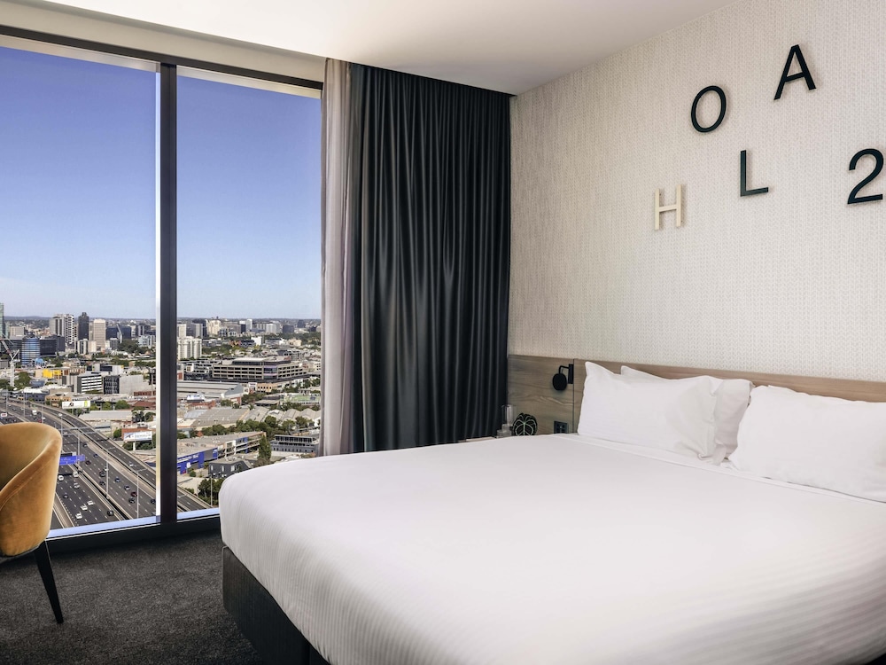 Habitación Deluxe con 1 cama king del hotel Novotel Melbourne South Wharf. Foto 4