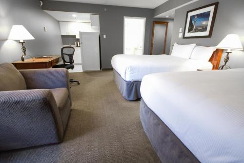 Estudio - 2 camas dobles del hotel Faubourg Montreal