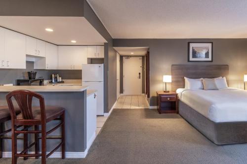 Estudio con cama extragrande del hotel Faubourg Montreal. Foto 1