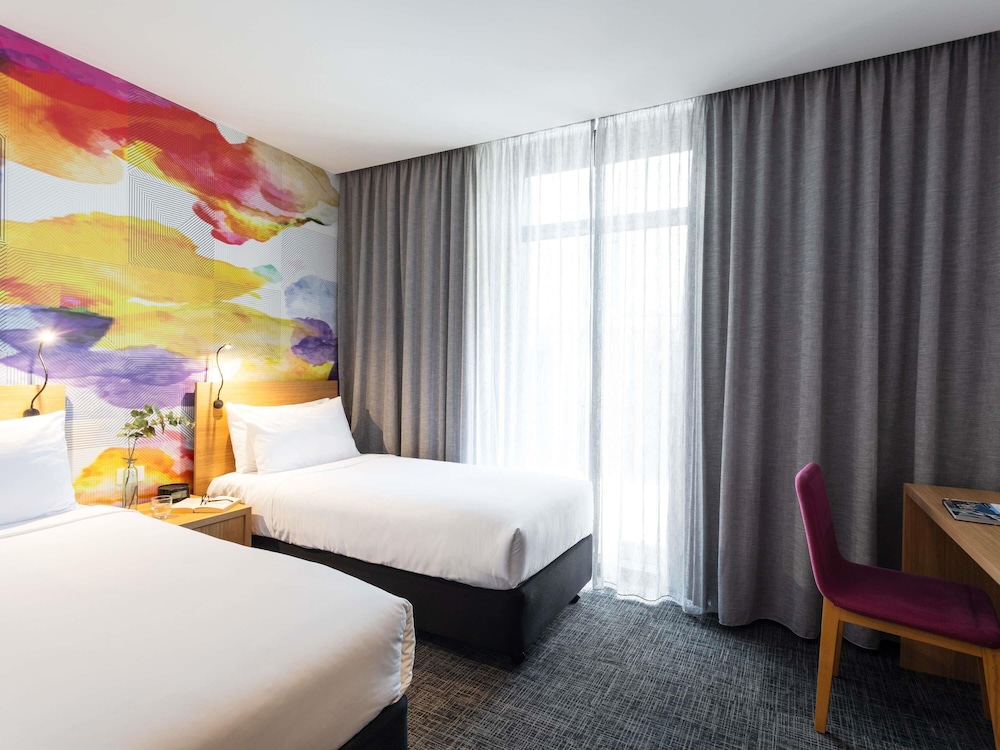 Habitación estándar con 2 camas individuales del hotel ibis Styles Hobart. Foto 4