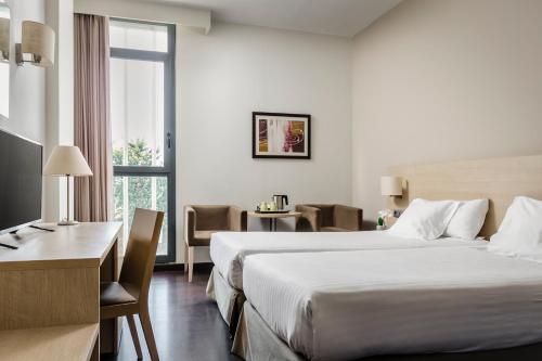 Habitación Doble del hotel Exe Barcelona Gate. Foto 1
