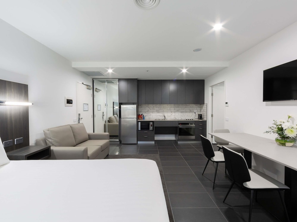 Apartamento Familiar 1 Cama Queen y 2 Camas Individuales del hotel The Sebel Canberra Civic