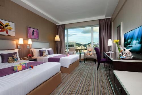 Habitación Familiar Deluxe del hotel Park Hong Kong. Foto 1