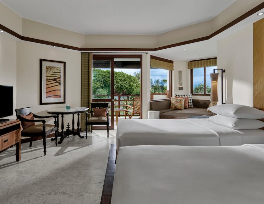 Habitación, 2 camas individuales, vistas al jardín del hotel Grand Hyatt Bali. Foto 7