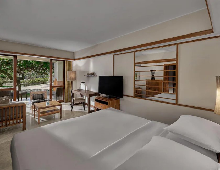 Habitación Deluxe, 1 cama de matrimonio grande (Club Access) del hotel Grand Hyatt Bali. Foto 5