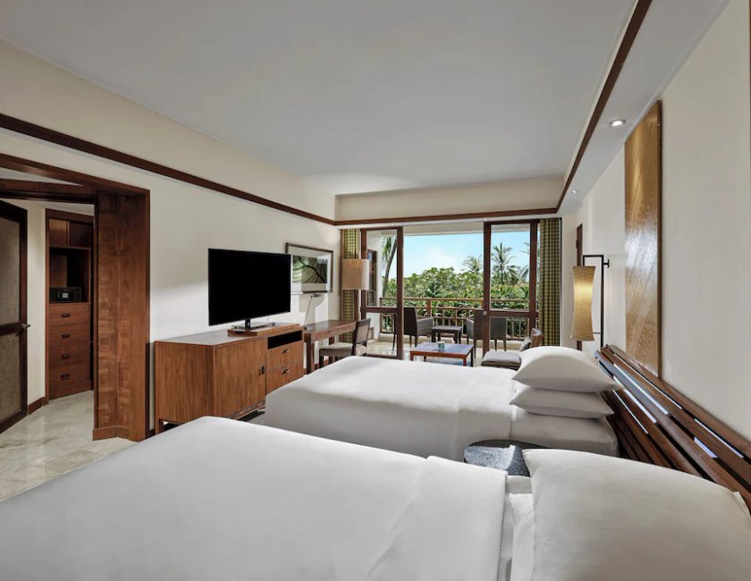 Habitación Deluxe, 2 camas individuales (Club Access) del hotel Grand Hyatt Bali. Foto 1
