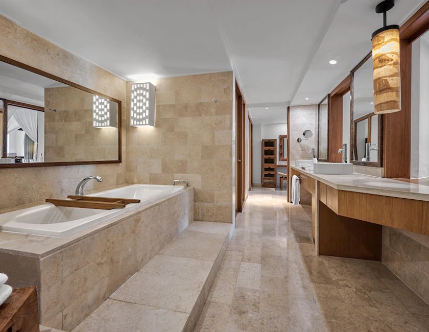 Suite Grand, 1 cama de matrimonio grande (Deluxe) del hotel Grand Hyatt Bali. Foto 1