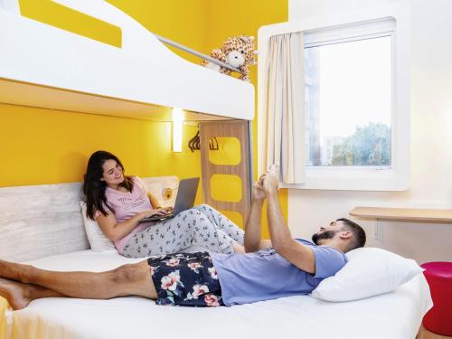 Habitación Estándar - 1 cama doble y 1 litera del hotel ibis budget São Caetano