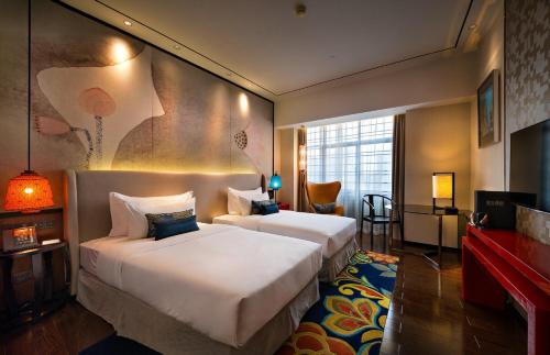 Habitación Doble Deluxe - 2 camas del hotel Baiyun Guangzhou