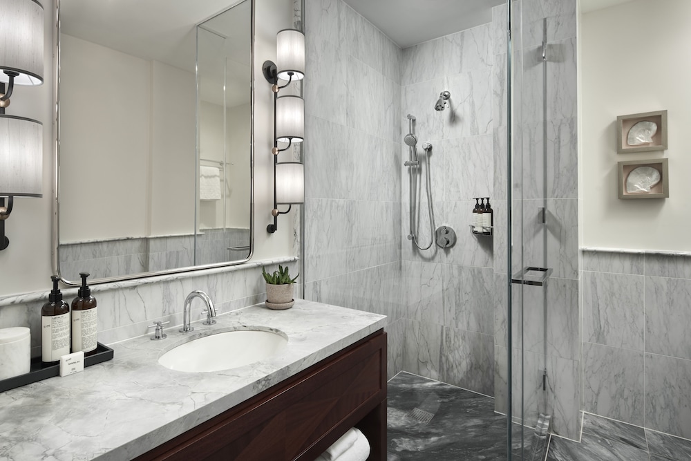 Habitación Deluxe, 1 cama de matrimonio grande del hotel The Wall Street Hotel New York City. Foto 4