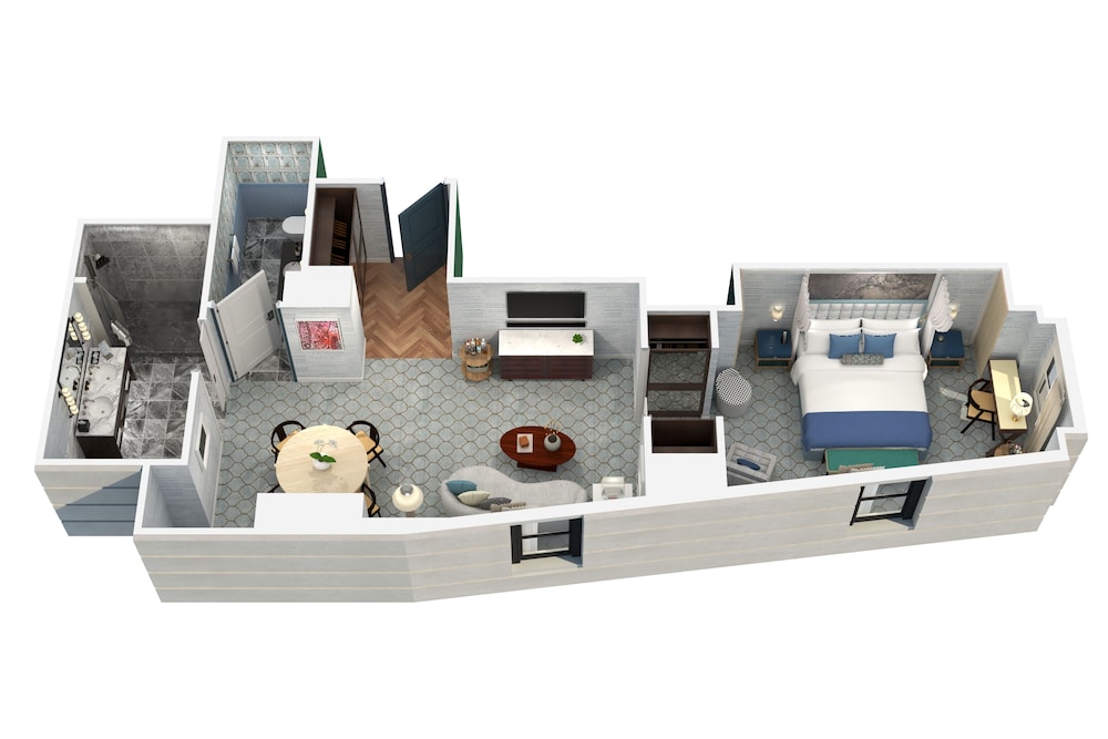 Suite estudio del hotel The Wall Street Hotel New York City. Foto 3