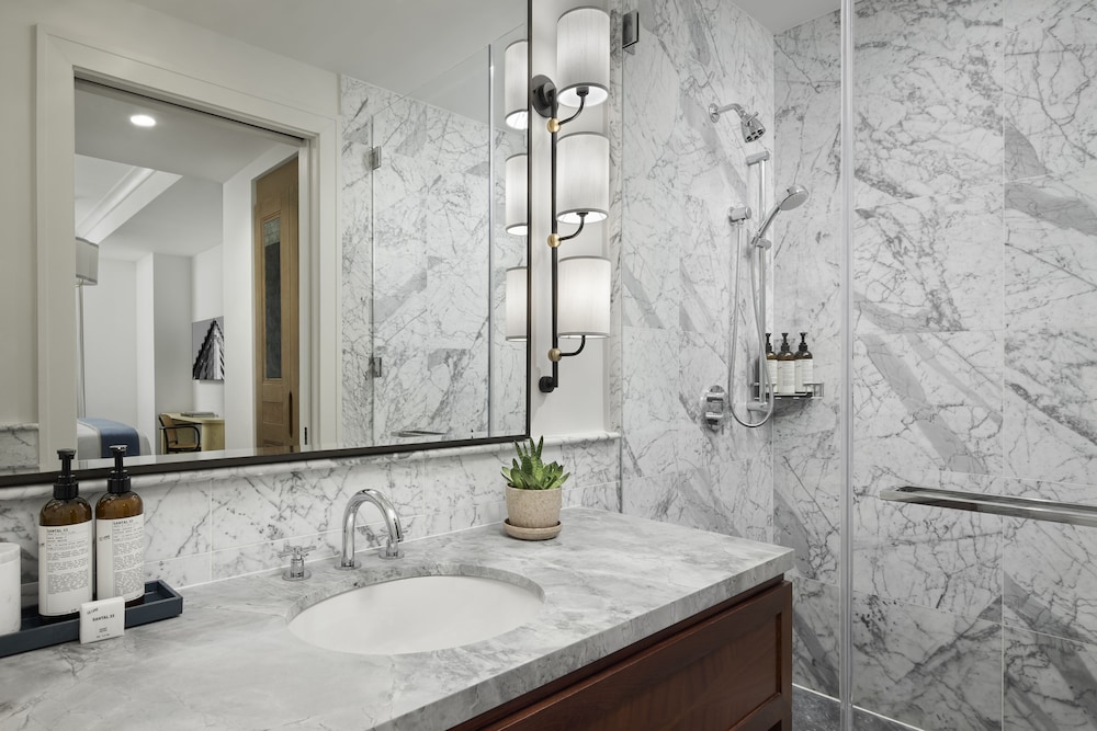 Casa en un árbol, 1 cama de matrimonio grande del hotel The Wall Street Hotel New York City. Foto 2