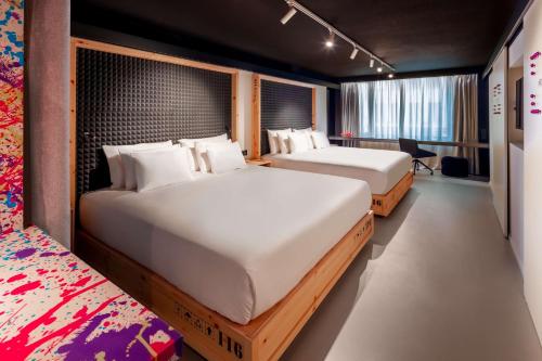 Habitación Familiar XL del hotel Nhow Brussels Bloom.