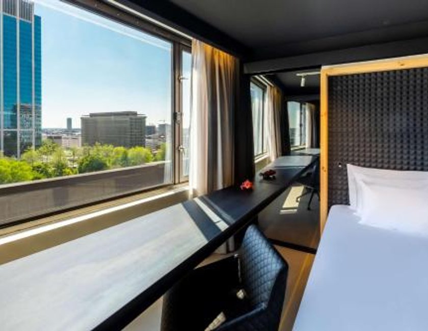 nhow Junior Park View Suite with Extra Bed del hotel Nhow Brussels Bloom.